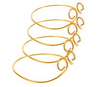 MUELODSIC 4pcs Monkey King Headband Metal Crowns for Cosplay Costume Accessories Easy Wear Monkey for Halloween Carnival Party School Plays Masquerade Performance