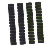 MUELODSIC 4Pcs Non-slip Kayak Paddle Sponge Grip Covers Comfortable Handle Accessories for Kayakers Blue Green