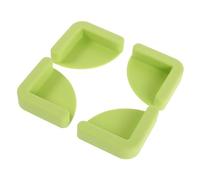 MUELODSIC 4pcs Non-Slip Silicone Mat Cutting Board Chopping Board Silicone Mat Appliance Feet Chopping Foot Pads Nonslip Pads Accessory Silica Gel Light Green