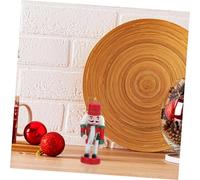 MUELODSIC 4pcs Nutcracker Pendant Christmas Decorations Holiday Nutcracker Collectible Soldier Prince Table Decorations Ornamental Figure Red Wood