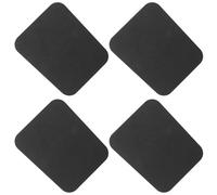 MUELODSIC 4pcs Padded Ski Shin Guards for Ski Boots, Snowboard Shin Pads Protector Set in Black, Friction-reducing Skiing Leg Protection Pads for Winter Sports