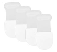 MUELODSIC 4pcs Phone Charging Port Dust Plugs Self-Adhesive Silicone Protectors for Mobile Devices Compatible with Micro USB Waterproof Universal Fit