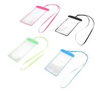 MUELODSIC 4pcs Phone Pouch Beach Phone Case Dust Portable Protector for Swimming Outdoor Activities Compatible with Smartphones