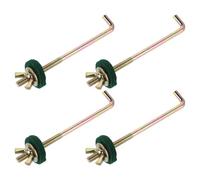 MUELODSIC 4pcs Piano Pedal Hook Repair Kit with Adjustment Screws Precision Piano Pedal Hardware Replacement Parts and Tuning Accessories