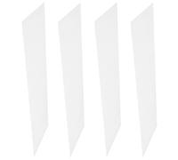 MUELODSIC 4pcs PVC Self-Adhesive Cat Scratch Protector Tape 15x43cm, Non-Stick Furniture Guard for Sofas and Wall Corners, Sturdy Cat Scratch Resistant Sticker for Home Sofa Protection