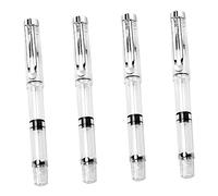MUELODSIC 4PCS Refillable Watercolor Brush Pens with Large Ink Capacity Calligraphy Brush Pen for Students Drawing Writing and Stroke Practice Portable