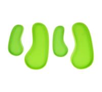 MUELODSIC 4pcs Reptile Water Feeders and Pet Food Holders Set, Sturdy Plastic Water Drinking Bowls for Tortoises, Geckos, Corn Snakes, Suitable for Reptile Terrariums and Crawling Pets