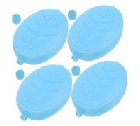 MUELODSIC 4pcs Reusable Ice Packs for Cooler Safe Material Multipurpose Cooling Boxes for Food Drinks Cakes and Medicine Preservation in Office Bedroom and Outdoor Use