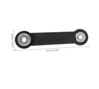 MUELODSIC 4pcs Rocking Chair Rocker Accessories Furniture Outdoor Glider Bracket Garden Glider Repair Patio Swing Bearing Arm Arm Bracket Patio Rocker Repair Kit Bench Hardware Black