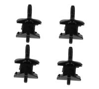 MUELODSIC 4pcs Rubber Generator Motor Mounts Anti-vibration Pads Diesel Generators Iron and Rubber Construction Noise Reduction Easy Installation and Portable Replacement