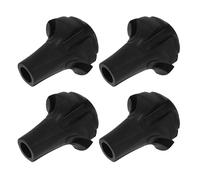 MUELODSIC 4pcs Rubber Tips for Walking Sticks Trekking Pole Replacement Ends Crutch Foot Pads Hiking Pole Accessories for Outdoor Mud Snow Protection