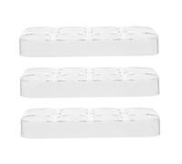 MUELODSIC 4pcs Stackable Plastic Egg Storage Box for Fridge Egg Holder Container Space Saving Organizer for Kitchen Refrigerator