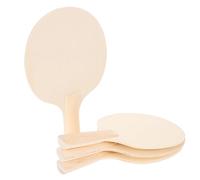 MUELODSIC 4pcs Table Tennis Racket Bottom Plate Butterfly The Racket Blank Table Tennis Racquet Hard DIY Paddle Boy Girl Adults Painting Unpainted