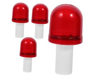 MUELODSIC 4pcs Traffic Cone Lights High Frequency Flashing Warning Safety Lights for Emergency Parking Portable Traffic Management and Road Alert