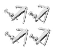 MUELODSIC 4pcs Violin Fine White Metal String Adjusters for Violins and Cellos Precise Musical Instrument Replacement Parts for Accurate Tuning and Enhanced Performance