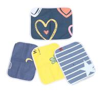 MUELODSIC 4pcs Washable Guinea Pig Cage Liners Soft Small Animal Pee Pads Reusable Rat Bunny Hamster Bedding for Cozy Training and Comfort