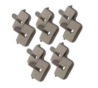 MUELODSIC 5 Pairs Semi Metal Bike Disc Brake Pads E Bike Brake Pad for Mountain Electric Scooters Low Noise Construction with Quick Response for Urban and Trail Riding