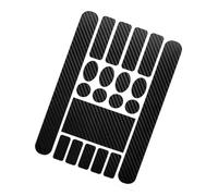 MUELODSIC 5 Sheets Carbon Fiber Bike Frame Protector Stickers Scratch-Resistant Bike Chainstay Decals for Mountain and Road Easy to Install Guard Film for Bicycle Frames