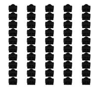 MUELODSIC 50pcs Interface Silicone Dust Plug Covers Premium Silicone Stoppers for Ethernet Hub Port Protection Easy Install and Remove Compatible with Devices Black