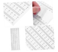 MUELODSIC 50pcs Self Adhesive Metric Ruler Tape with Bold Scale Markings Peel and Stick Measuring Tape Ruler Sticker for Woodworking Drafting Workbench Flexible Application Smooth and