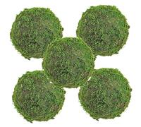 MUELODSIC 5pcs Balls Natural Decorative Bowl Fillers Artificial Greenery Garden Spheres for Home Decor
