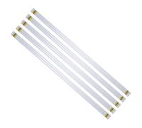 MUELODSIC 5pcs Fishing Float Tubes Transparent Bobber Storage Tubes with Built Foam Spacer Wear-resistant Fishing Equipment for Outdoor River