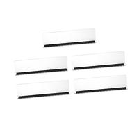 MUELODSIC 5Pcs Magnetic Shelf Dividers for Store Storage Racks Commodity Organizers for Supermarkets Kitchens Bedrooms and Offices Classification Baffles