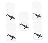 MUELODSIC 5Pcs Mini Whale Silicone Molds for Epoxy Jewelry Making Realistic Ocean Animal Models DIY Craft Materials Compact and Clean Whale Figures for Epoxy Filling and Art
