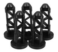 MUELODSIC 5pcs Plastic Trash Can Lid Hinged Pins and Link Buckles 240l Replacement Bin Cover Connecting Shafts for Waste Management and Outdoor Use