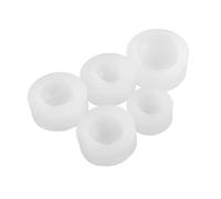 MUELODSIC 5pcs Silicone Human Face Doll Molds for DIY Crafts Durable Flexible Fondant Candy Cake Baking Decoration with Intricate Facial Details for Resin Projects