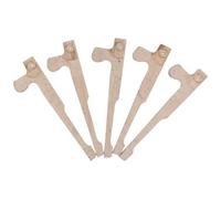 MUELODSIC 5Pcs Wooden Piano Jack Assembly for Console Upright Piano Action Repair - Universal Fit Top Rod Replacement Lever Tool for Maintenance and Mechanism Tuning