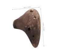 MUELODSIC 6hole Mini Ocarina Lightweight Ceramic Ocarina Flute in Key for Beginners Travel Outdoor Instrument for Family Gatherings