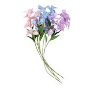 MUELODSIC 6pcs Artificial Bouquet Wedding Flowers Bouquets Home Decor Artificial Flowers Fake Decorative for Home Decor Wedding Bride Plastic