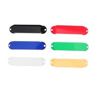MUELODSIC 6pcs Electric Guitar Accessories Electric Coil Shield No-hole Pickup Casing Guitar Pickup Shell Closed Coil Cover Black Plastic