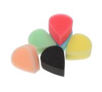 MUELODSIC 6pcs Face Painting Sponge Sponges Beauty Facial for Teardrop Face Reusable White Makeup Halloween Shapes Paint Shape