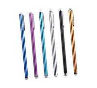 MUELODSIC 6Pcs High Sensitivity Capacitive Stylus Pens with Replaceable Tips for Tablet Touch Screens Lightweight Extended Design for Smartphones and Digital Devices