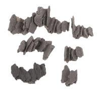MUELODSIC 6pcs Miniature Stone Steps for Fairy Garden Figurines Realistic Textured Artificial Stone Staircase for Train Landscape Railway Sand Table Diorama Decorations Easy to Install and