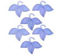 MUELODSIC 6pcs Small Pet Food Feeder Bowls with 3-Compartment Hanging Plastic Holder, Anti-Bite and Spill-Proof for Hamster, Chinchilla, Rabbit Food Storage and Feeding