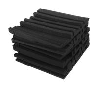 MUELODSIC 6pcs Soundproof Panels Self-adhesive Acoustic Pads High Density Fireproof Sound Absorbing Boards for Bedroom Studio Office Home Theater Noise Reduction