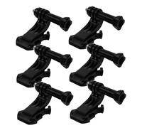 MUELODSIC 6pcs Surfboard Camera Mount Base Quick Release System with Long Thumb Screws Paddle Board Bracket Clamp for Water Sports and Action Cameras