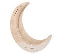 MUELODSIC 7 String Portable Wood Lyre Harp DIY Kit Moon-shaped Harp Instrument for Beginners with Unfinished Surface for Custom Painting and Creative Music Practice