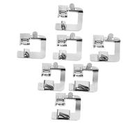 MUELODSIC 7pcs Household Sewing Feet Presser Foot Kit for Hidden Zipper Hemmer Compatible with Low Shank Machines Convenient for Quilting Patchwork and DIY Crafts