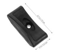 MUELODSIC 8 Pcs Durable Dumbbell Brackets Practical Weight Holders for Home Gym Fitness Equipment Storage Compact Design Black with Center