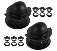 MUELODSIC 8 Sets Table Football Ball Set Foosball Entry Cup Replacement Desk Soccer Machine Accessory Table Football Part Fitting Foosball Supply Entry Dish Black