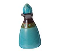 MUELODSIC 80ml Ceramic Essential Oil Bottle for Women with Polished Bottom and Easy to Carry Design, round Shape for Travel and Collection in Beauty Salon Use