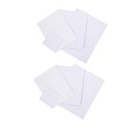 MUELODSIC 8pcs Cotton Oil Painting Canvas Panels White Artist Stretched Canvas Boards for Acrylic and Oil Paint Natural Texture DIY Painting Boards for Artists Various