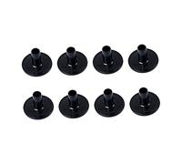 MUELODSIC 8pcs Cymbal Stand Sleeves Set Plastic Felt Sleeves for Hi Hat Clutch Drum Set Enhance Cymbal Sound Performance Protects From Friction Easy Replacement