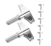 MUELODSIC 8pcs Drum Cymbal Stand Wing Nuts Shock Absorbing Screws for Secure Cymbals Mounting Suitable for All Music Performances Drum Accessories