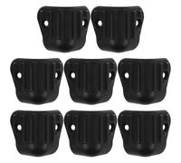 MUELODSIC 8pcs Plastic Cabinet Corner Protectors Sturdy Edge Guards for Amplifier Speaker Chassis Stage Performances Rehearsals