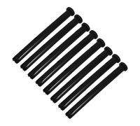 MUELODSIC 8pcs Plastic Wheelie Bin Lid Clips for Trash Cans Long Insert Type Locks Easy Installation Garbage Can Lid Latches for Secure Trash Bin Locking